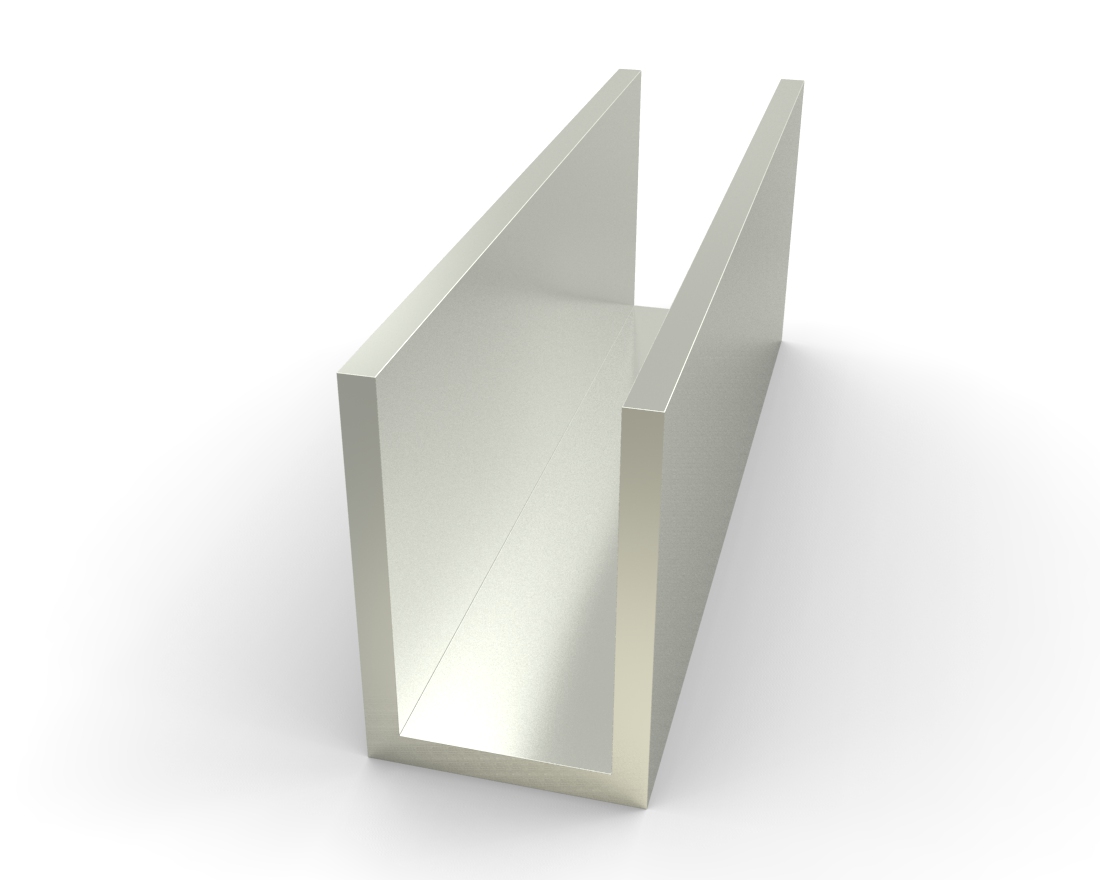 Aluminum Angle 6061 T6 4" x 4" x 1/4" wall x 18"