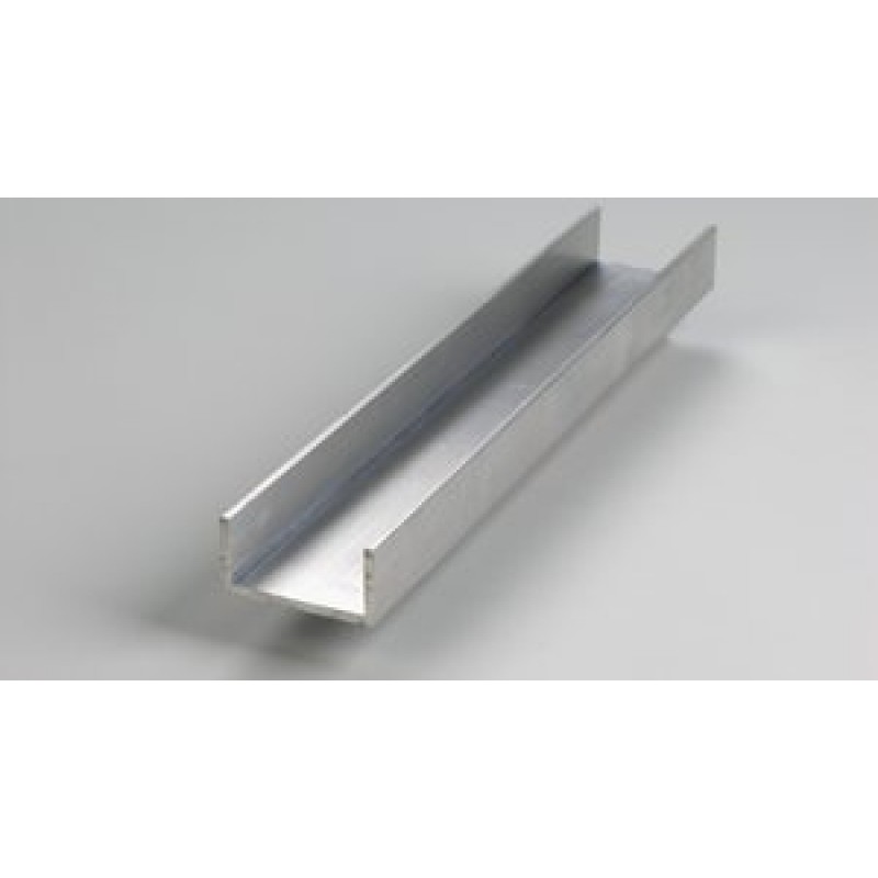 -->3" Wide Channel 3" x 1" x 36"-Long x 1/8" Thick 6061 T6 Aluminum Channel 