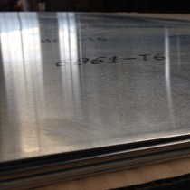Aluminum 6061-T6 Sheet w/ PVC 1 side.125" X 1' X 2'
