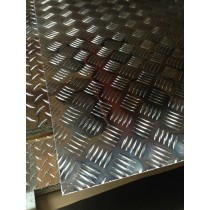 AL Diamondplate Five Bar.063" X 1' X 1'