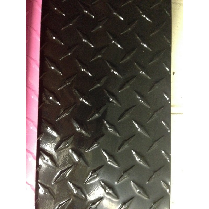 AL Diamondplate Black<br> .045" X 1' X 1'