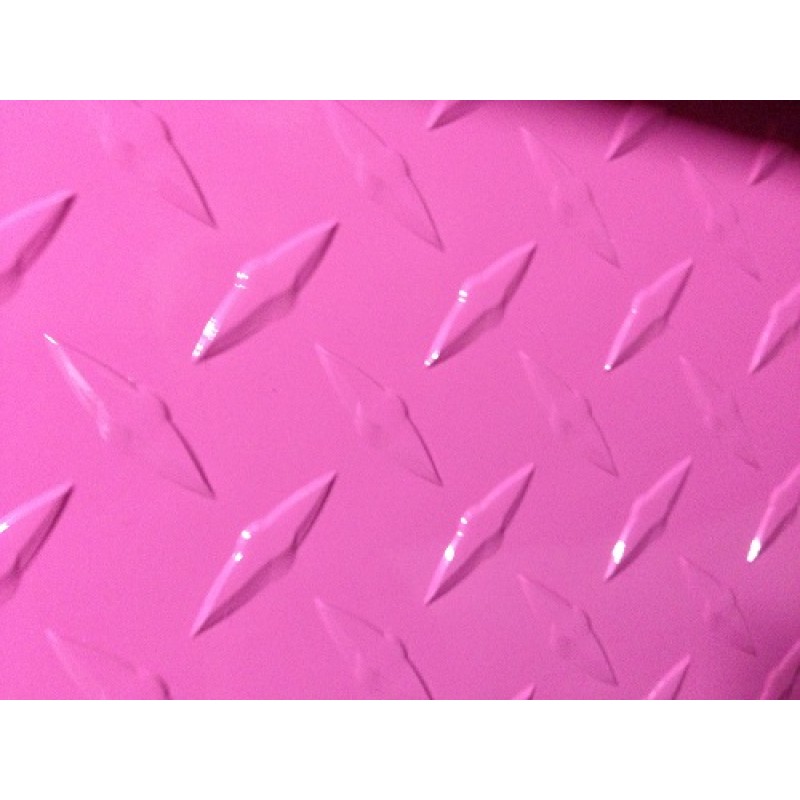 AL Diamondplate Pink<br> .045" X 1' X 2'