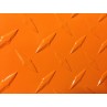 AL Diamondplate Orange<br> .045" X 3' X 4'